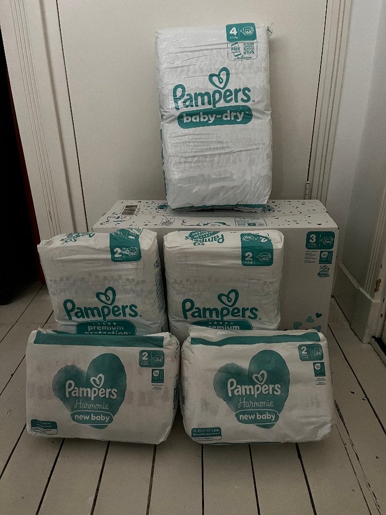 Pampers luiers nieuw – maat 2, 3 & 4, Ophalen, Nieuw
