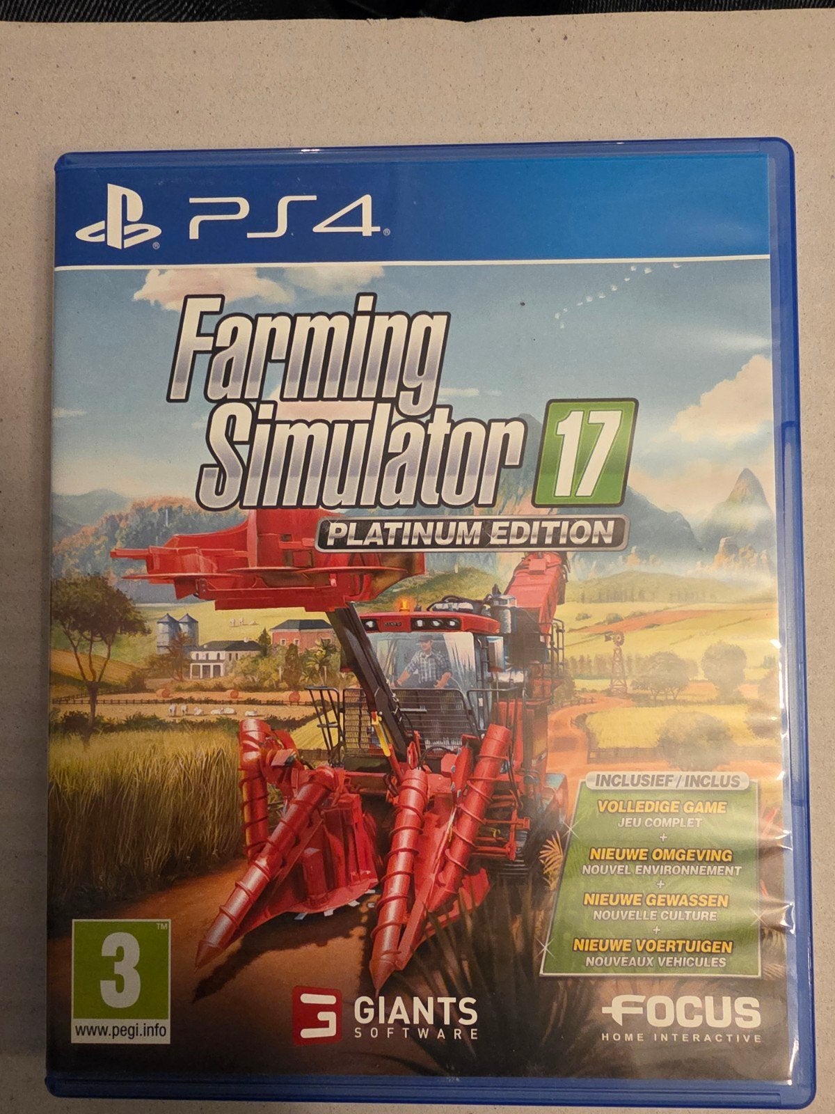 Farming Simulator 17 Platinum Edition PS4, Online, 1 speler, Ophalen of Verzenden, Zo goed als nieuw