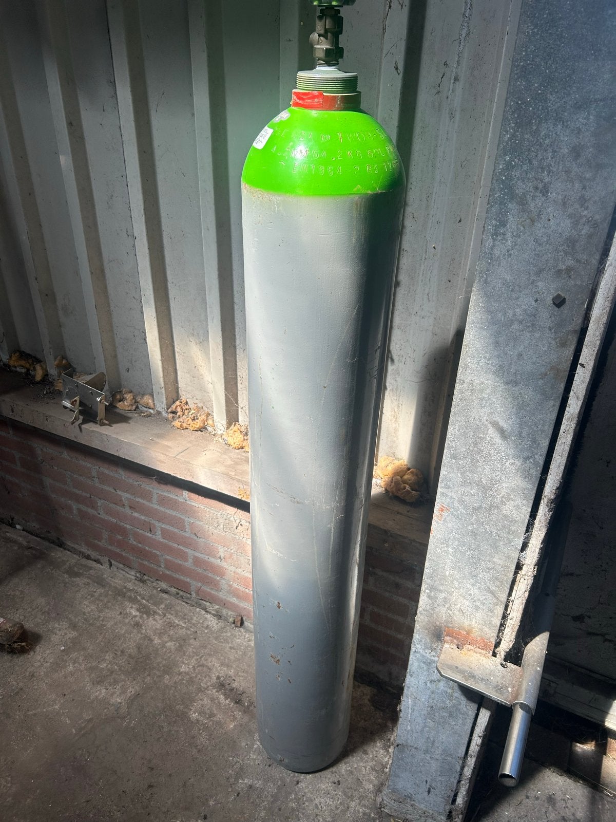 Gasfles 54,2 kg Argon/CO2 (lassen), Ophalen, Zo goed als nieuw, Overige typen
