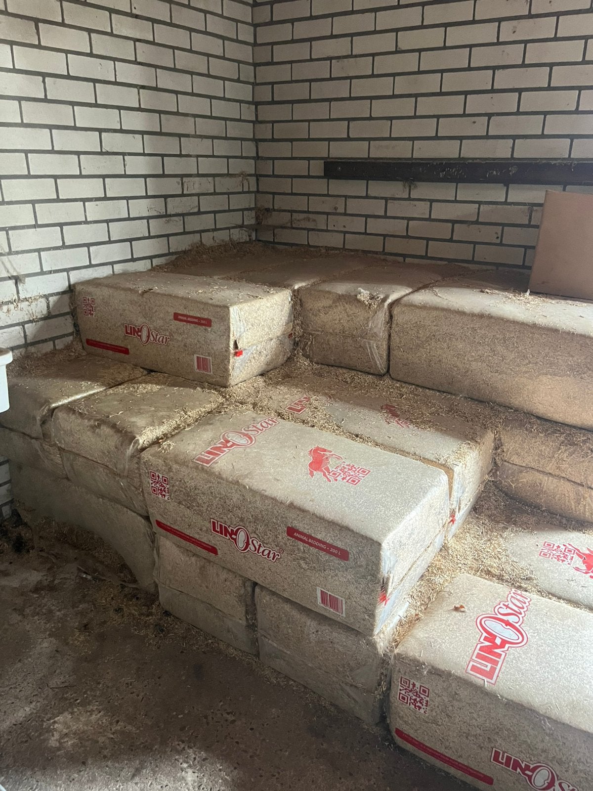 Vlas pakken te koop €115 dit weekend ophalen, Dieren en Toebehoren, Stalling en Weidegang