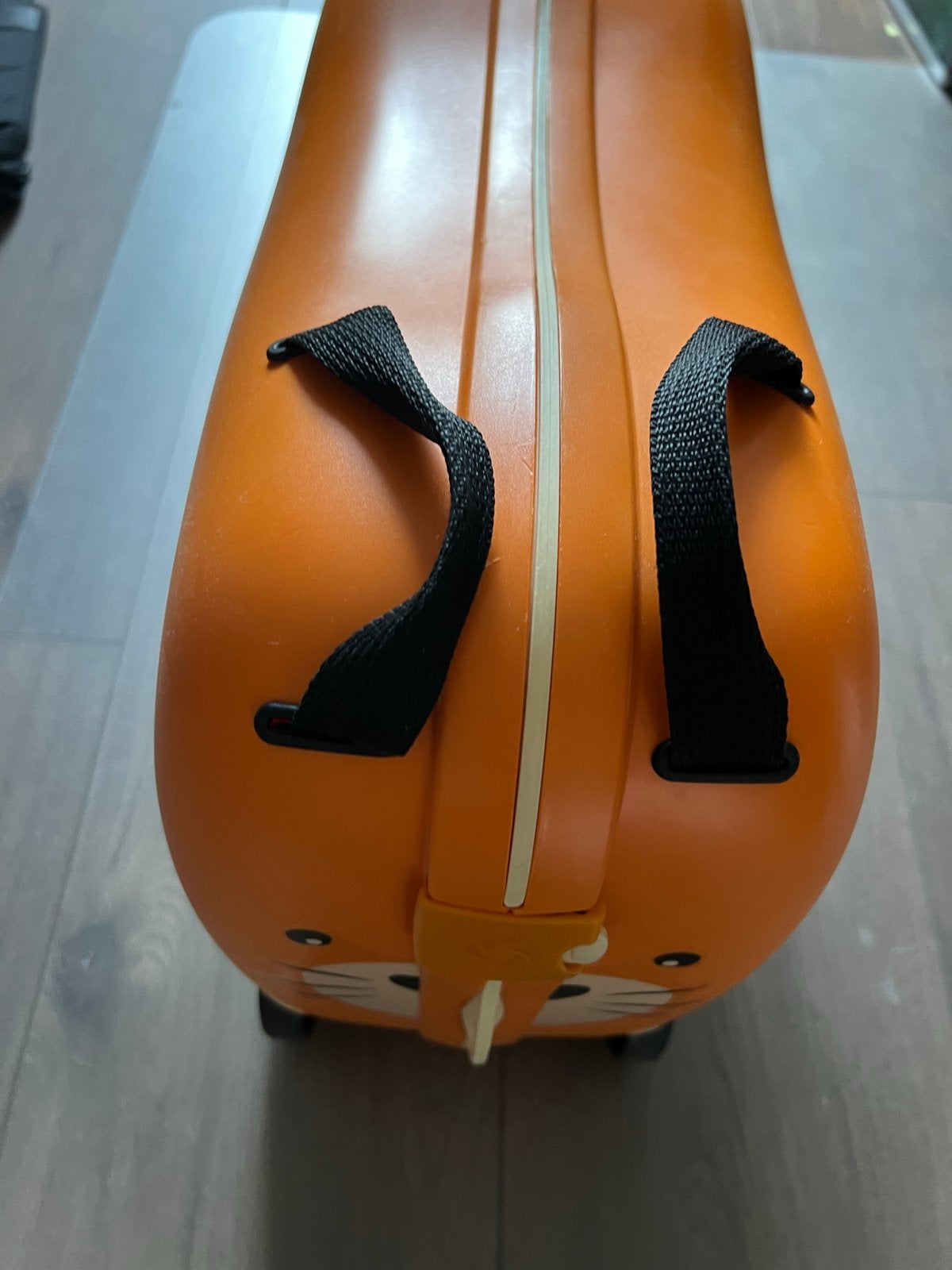 Samsonite kinder reiskoffer tijger, Sieraden, Tassen en Uiterlijk, Koffers, Wieltjes, Gebruikt, Hard kunststof, Minder dan 50 cm