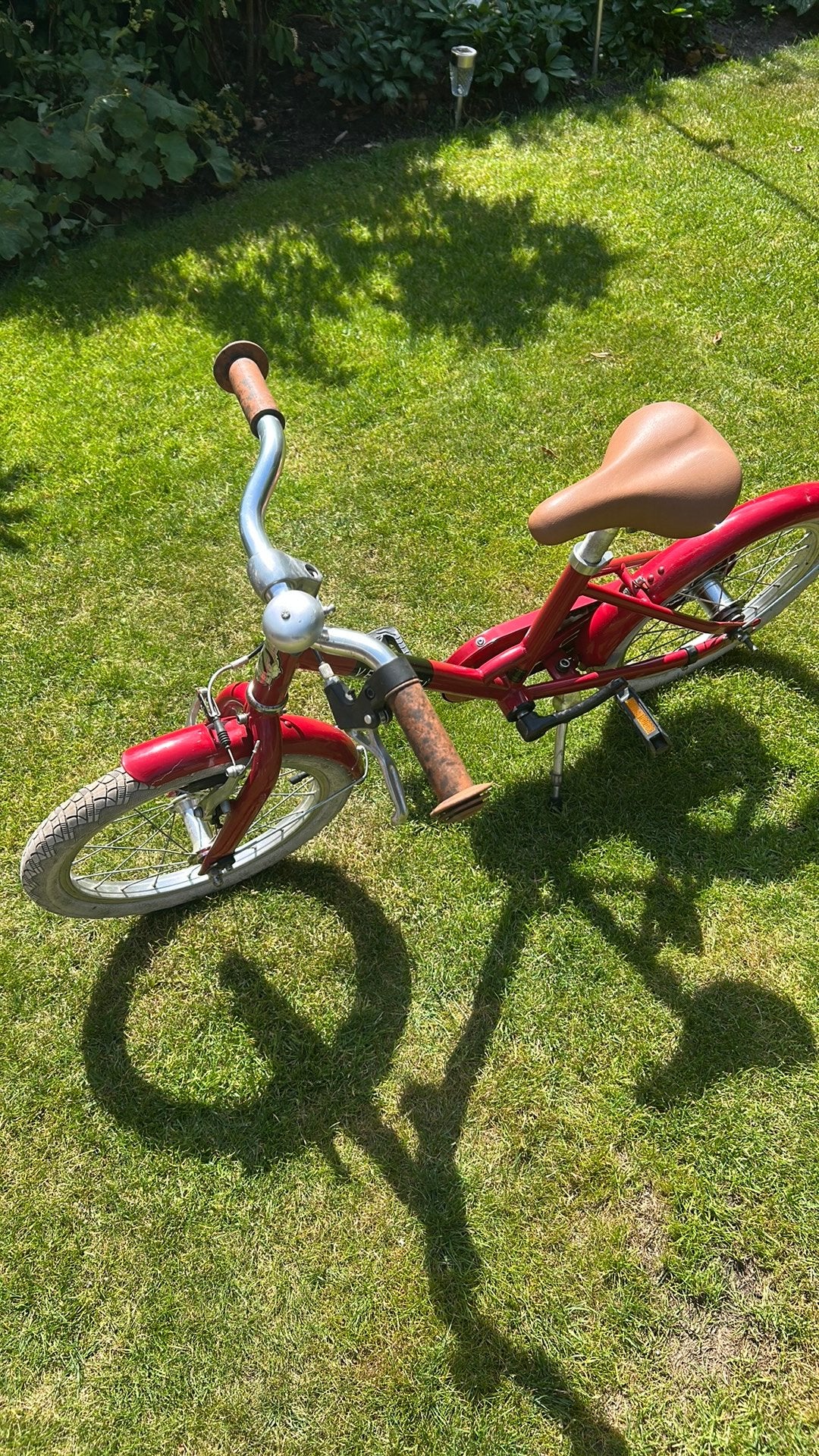 Leuke kinderfiets 14 inch veloretti, Ophalen, Gebruikt, Velgrem, Minder dan 16 inch