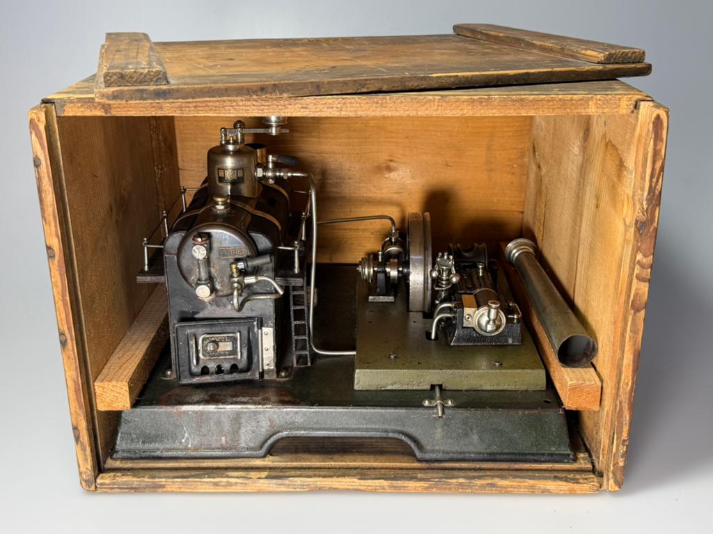 Marklin stoommachine in originele kist!, Antiek en Kunst, Antiek | Speelgoed, Ophalen of Verzenden