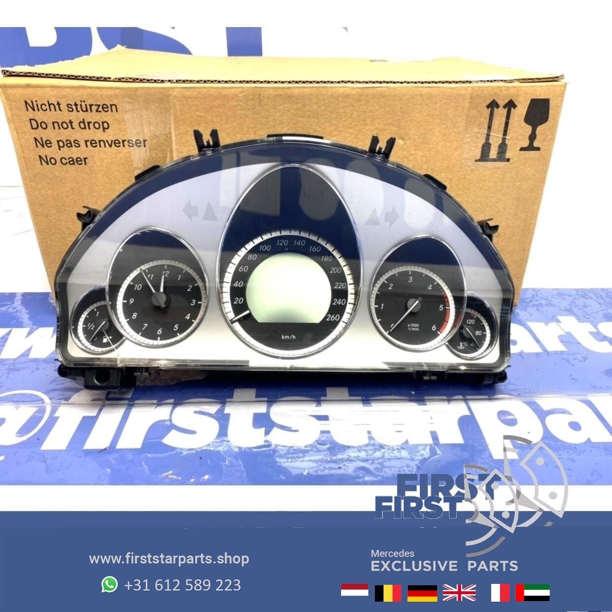 A2129001810 W212 W207 TELLERKLOK Mercedes E KLASSE TELLER CO, Gebruikt, -, Ophalen of Verzenden, -