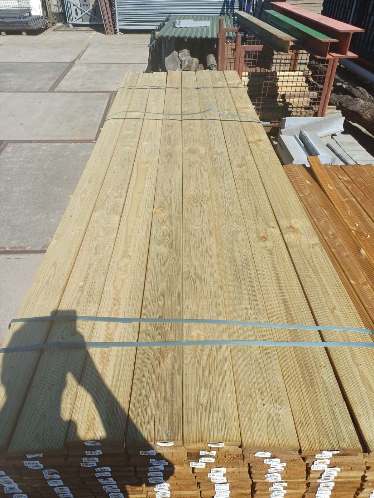 vlonderplanken 360 cm, Tuin en Terras, Ophalen, Nieuw, Hout