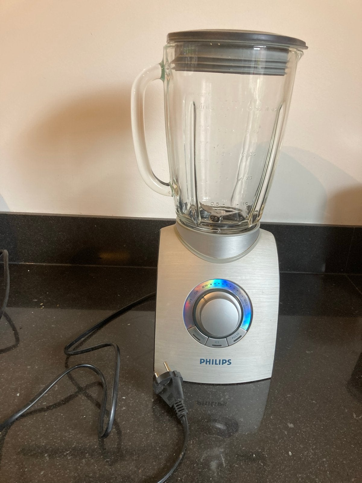 Philips HR2094 Blender: Krachtig & Stijlvol voor Smoothies, Ophalen of Verzenden, Gebruikt, Blender