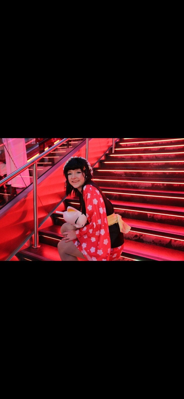 Makomo cosplay demon slayer, Ophalen of Verzenden, Gebruikt, Pak of Jurk