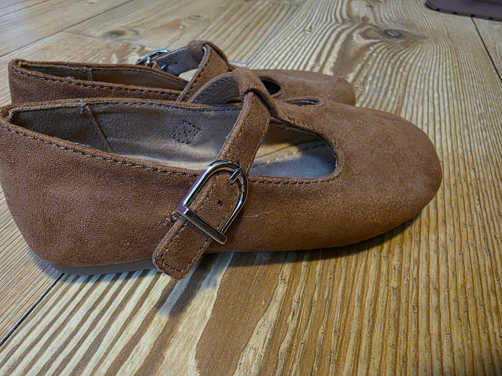 Schattige bruine zara schoentjes, Schoentjes, Zo goed als nieuw, Zara kids, Verzenden