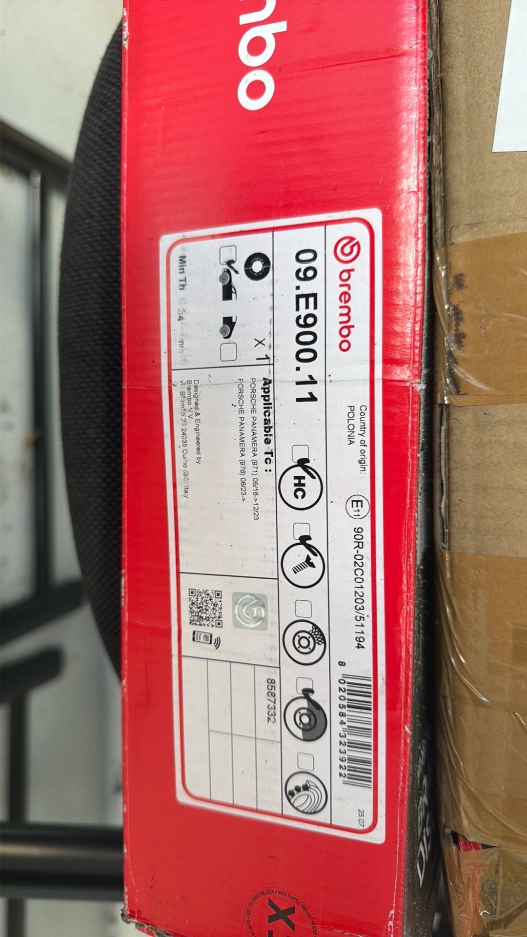 Brembo Remblokken en Remschijven Porsche Panamera, Ophalen, Nieuw, Porsche