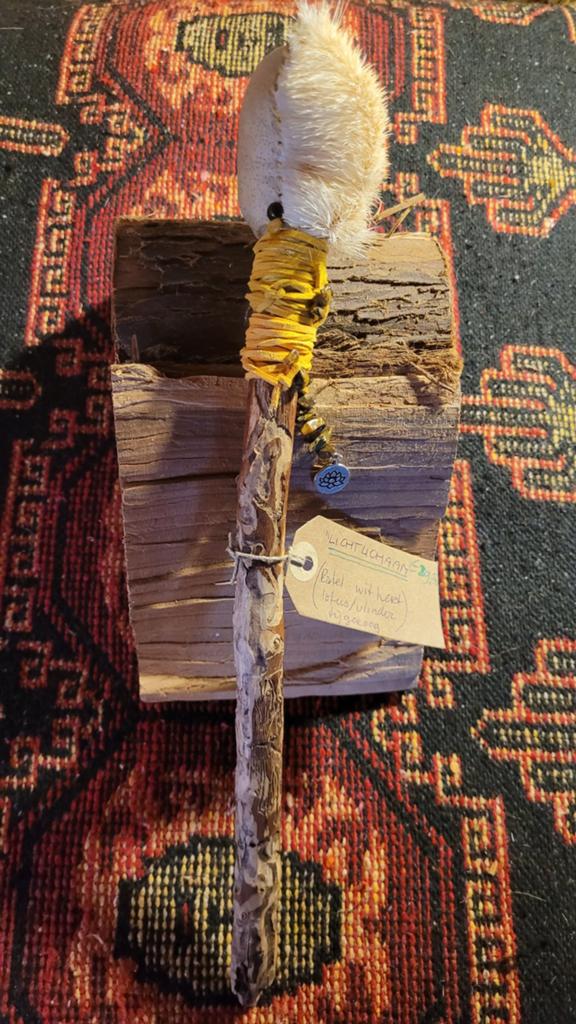 LICHTLICHAAMRatel wit hert (krachtvoorwerp als sjamanendrum), Muziek en Instrumenten, De Bijvank 19, Nieuw, Ophalen of Verzenden