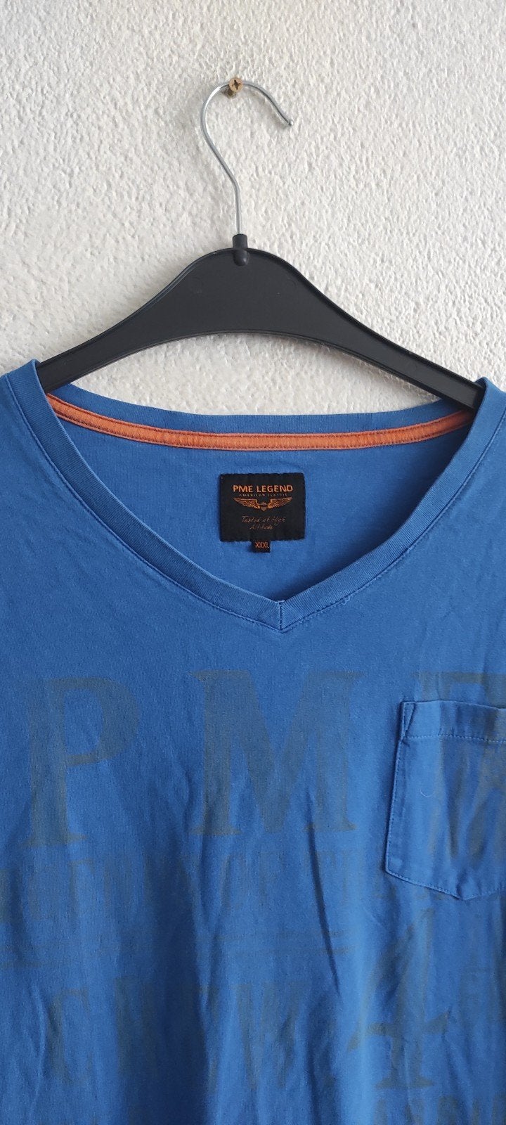 PME Legend T-shirt met lange mouwen - Blauw - Maat XXL, Blauw, Maat 56/58 (XL), Ophalen of Verzenden, PME Legend