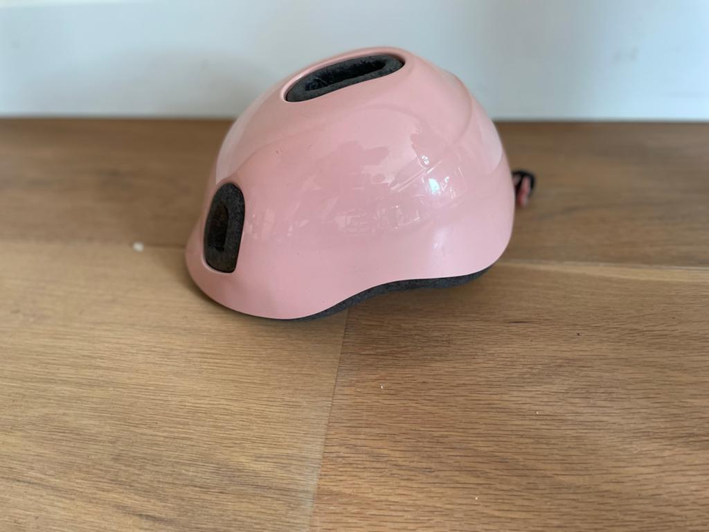 Btwin Fietshelm Roze voor Klein Kind (44-49 cm), Ophalen, Gebruikt, XXS, Jongen of Meisje