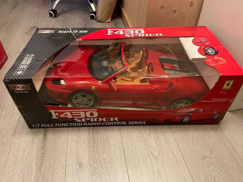 MJX R/C F430 Spider 1:7, Ophalen, Zo goed als nieuw, Overige schalen