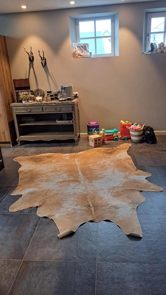 Prachtig zeer groot sfeervol dierenvel, 200 cm of meer, Ophalen of Verzenden, Zo goed als nieuw, 200 cm of meer