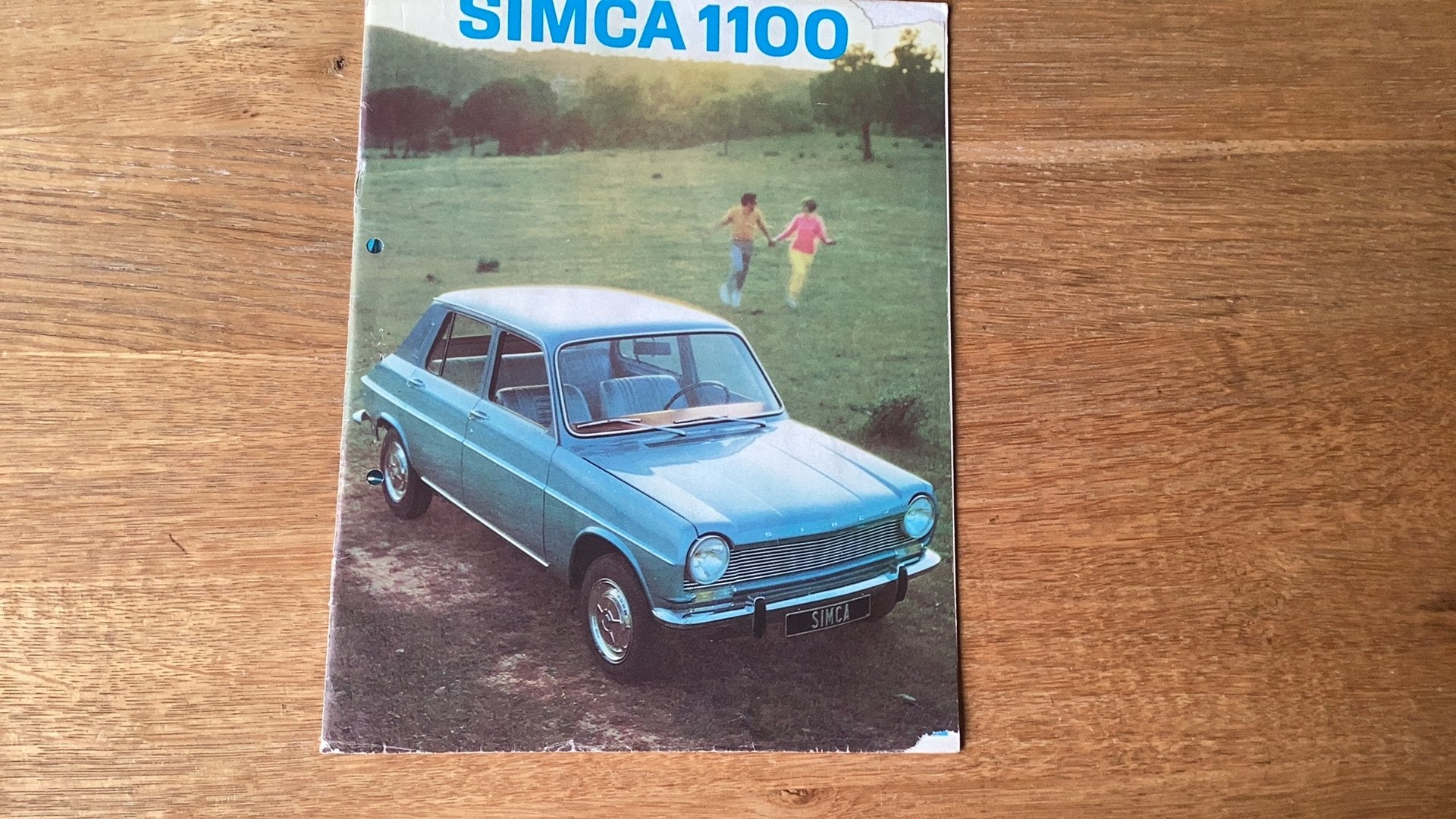 Simca 1100 brochure uit 1967 - Origineel en zeldzaam, Boeken, Auto's | Folders en Tijdschriften, Ophalen of Verzenden, Gelezen