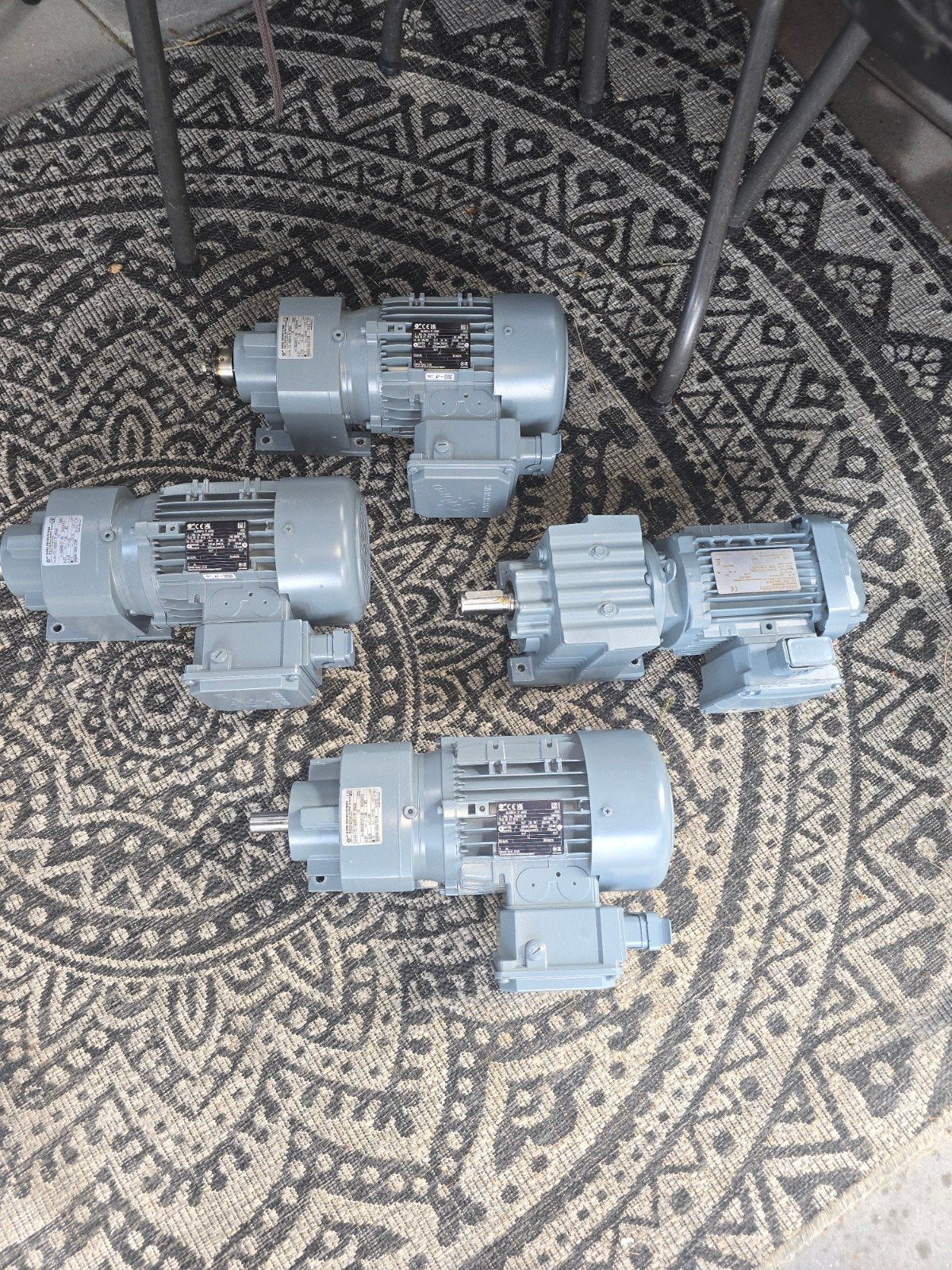 Elektromotoren -mogen ook per stuk weg, Ophalen of Verzenden, Gebruikt, Elektromotor, 1400 tot 1800 rpm