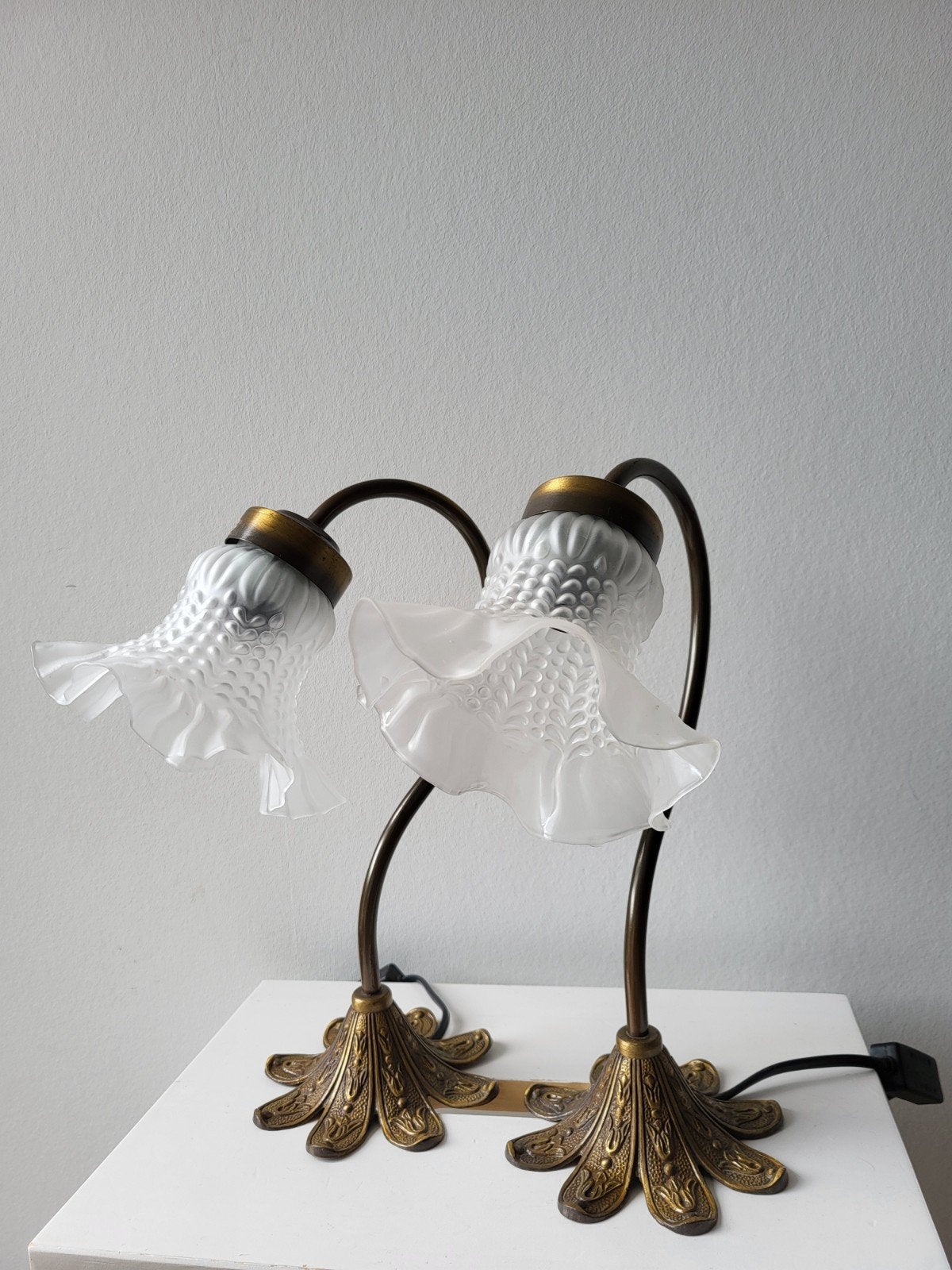 Vintage bureaulamp nachtlamp, Antiek en Kunst, Antiek | Lampen, Ophalen of Verzenden