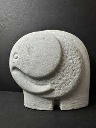 Mar Bell Olifant van zandsteen, Antiek en Kunst, Ophalen of Verzenden