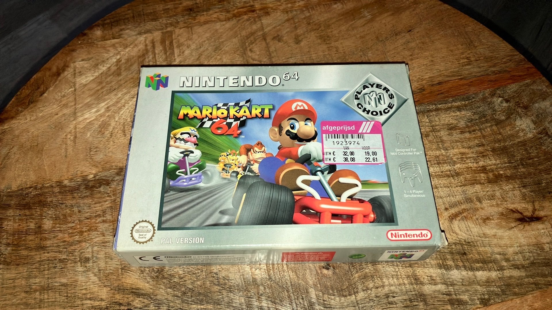 Mario Kart Nintendo 64 (incl. Originele Doos, Handleidingen), Spelcomputers en Games, Games | Nintendo 64, Racen en Vliegen, Ophalen of Verzenden