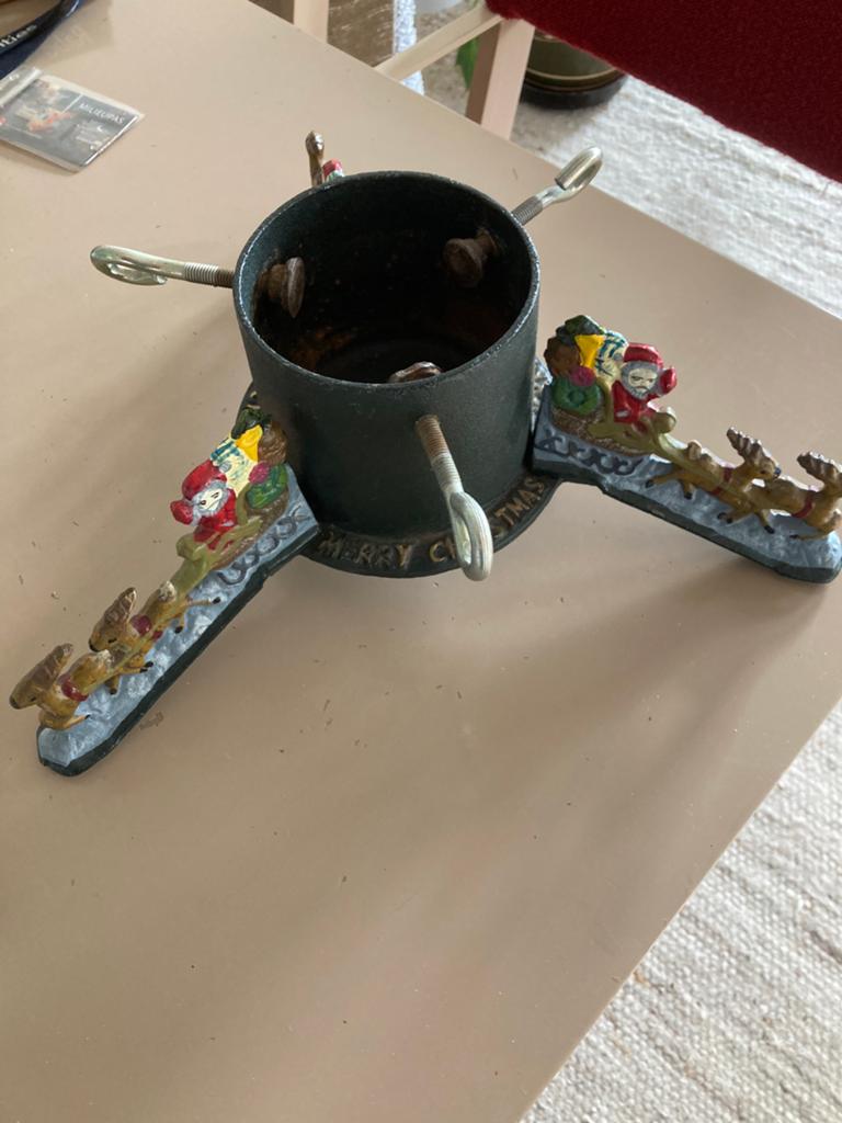 Antieke kerstboomstandaard, Ophalen of Verzenden