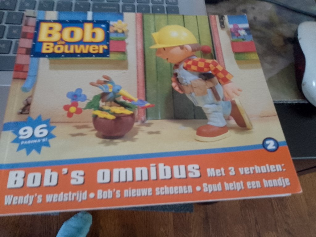 2 x bob de bouwer  watertoren  omnibus, Ophalen, Gelezen, 3 tot 4 jaar