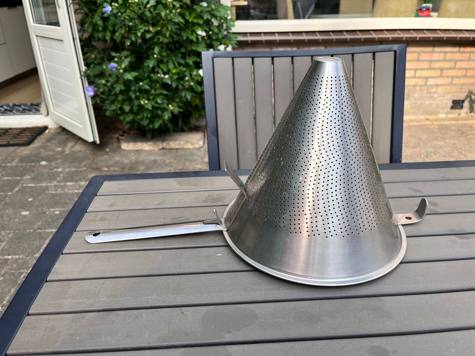 Fissler Coronal RVS Puntzeef (Chinois), Zilver, Ophalen of Verzenden, Metaal, Overige merken
