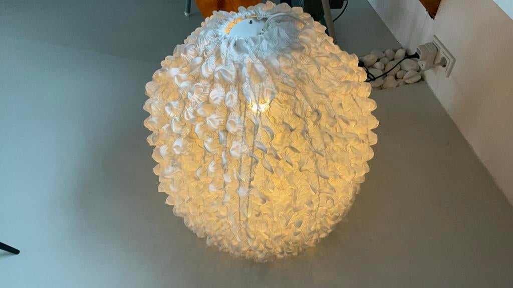 Unieke design lamp van parachute stof, merk Rotaliana., Ophalen, Zo goed als nieuw, Stof, 50 tot 75 cm