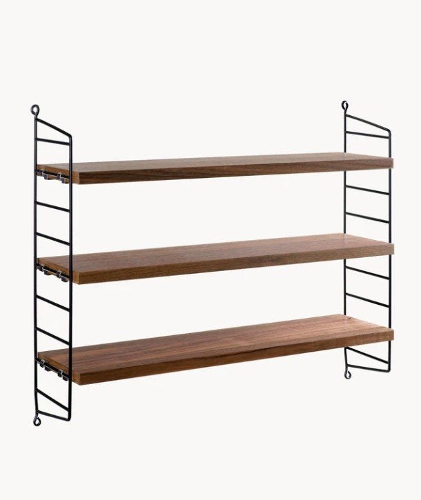 String Pocket wandplank (donker eiken), Ophalen of Verzenden, Zo goed als nieuw