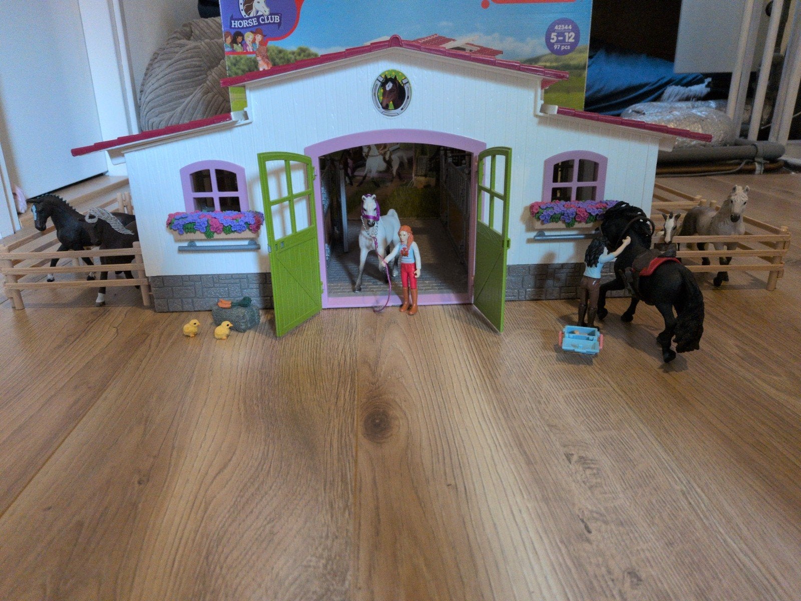 Schleich Paarden manege, Ophalen of Verzenden, Zo goed als nieuw, Jongen of Meisje