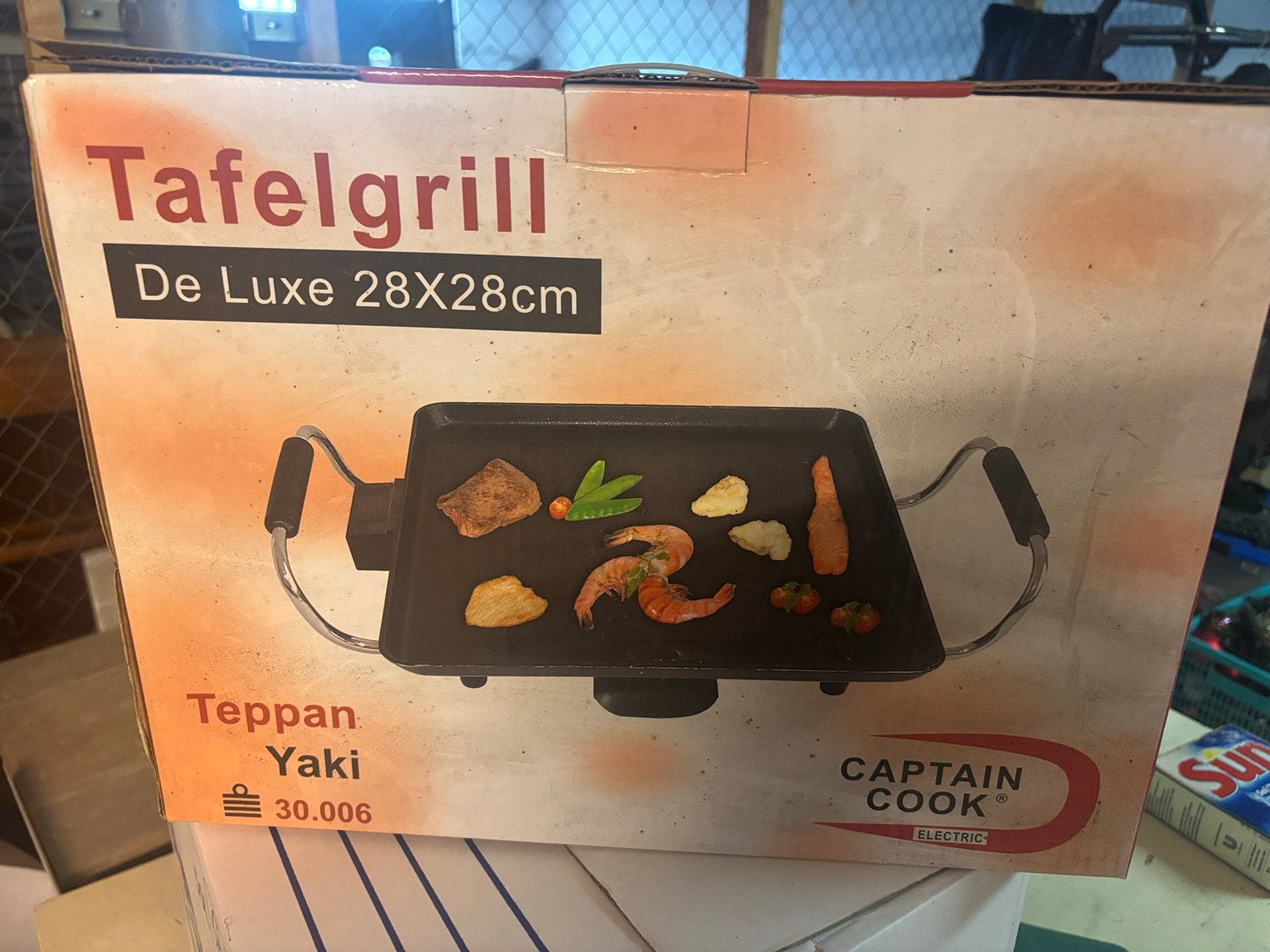 Captain Cook Tafelgrill De Luxe 28x28cm Teppan Yaki, Ophalen, Nieuw