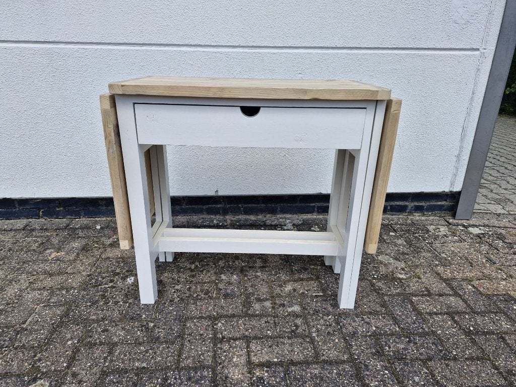 side-table, bureautje of keuken tafelbar, Huis en Inrichting, Tafels | Sidetables, Ophalen, Overige materialen, Landelijk, romantisch