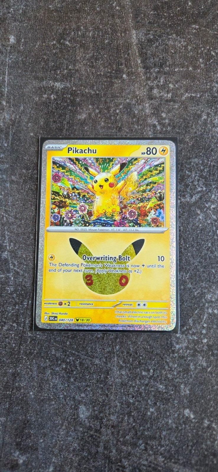 pikachu 040/128, Ophalen of Verzenden