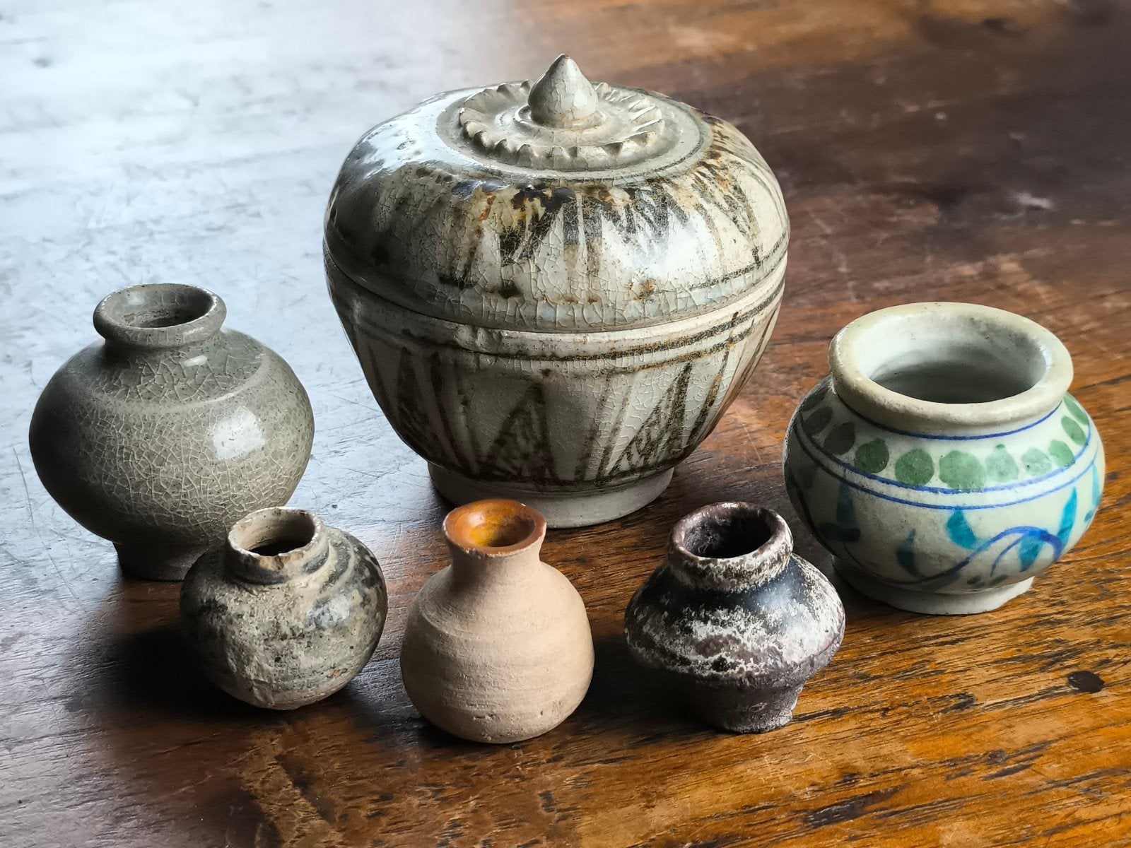 antiek lot steengoed/aardewerk, Ophalen of Verzenden