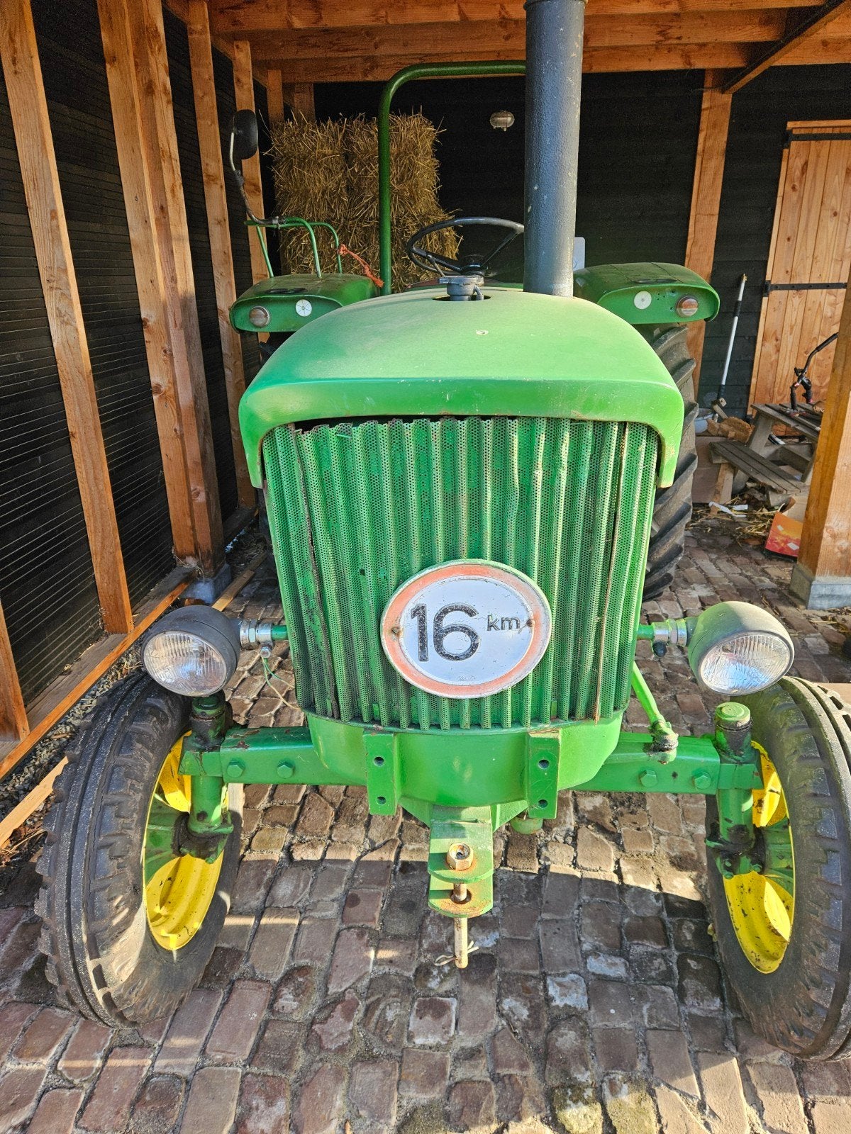 john deere 510, Zakelijke goederen, Agrarisch | Tractoren, Ophalen, Gebruikt, Tot 80 Pk, John Deere