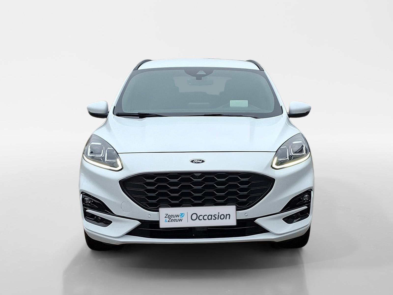 Ford Kuga 2.5 PHEV ST-Line | Stoel- stuur en voorruitverwarm, 12 maanden, Gebruikt, 4 cilinders, Wit