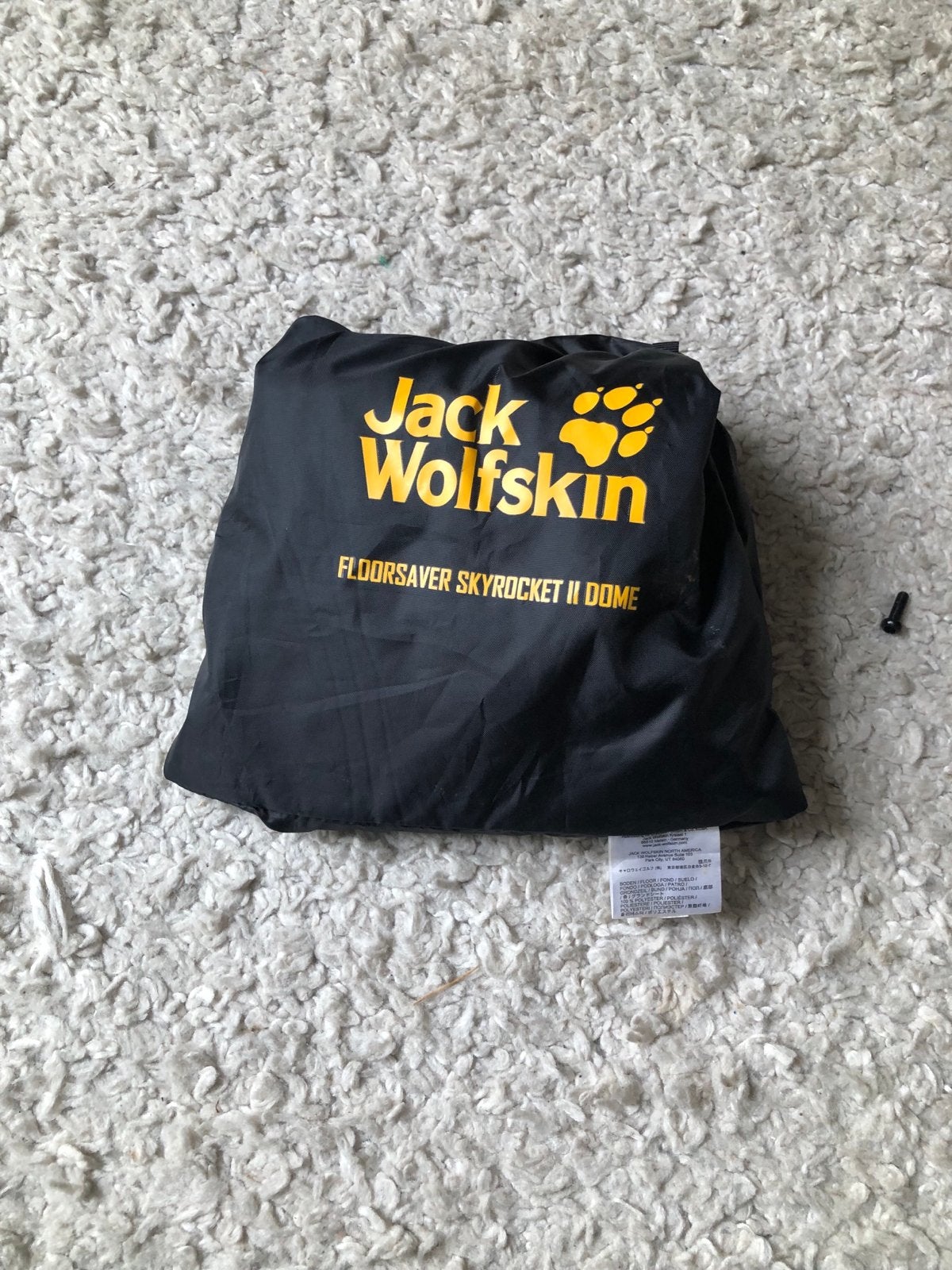 Jack Wolfskin Floorsaver Skyrocket II Dome Tent Grondzeil, Ophalen of Verzenden, Gebruikt, Tot en met 2