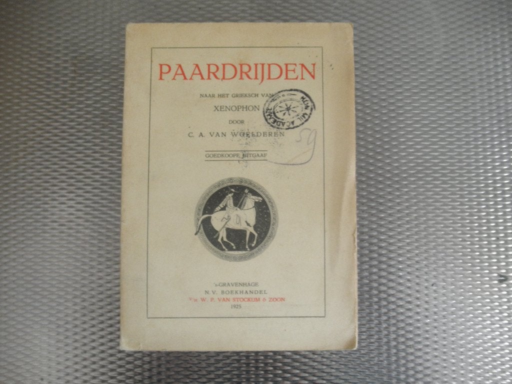 Paardrijdennaar het Grieks, Boeken, Gelezen, Ophalen of Verzenden, Voor 1940, Overige onderwerpen