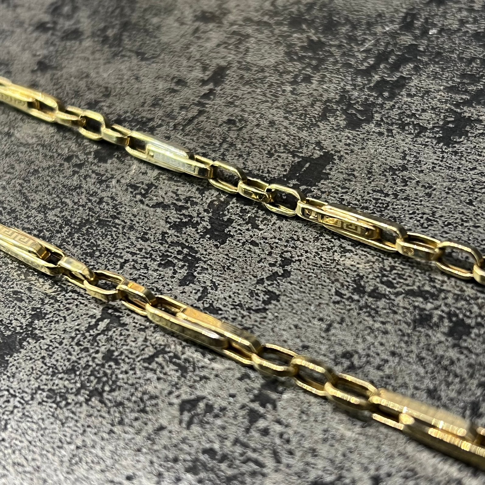 14k gouden ketting monte carlo schakel, Ophalen of Verzenden, Nieuw, Goud