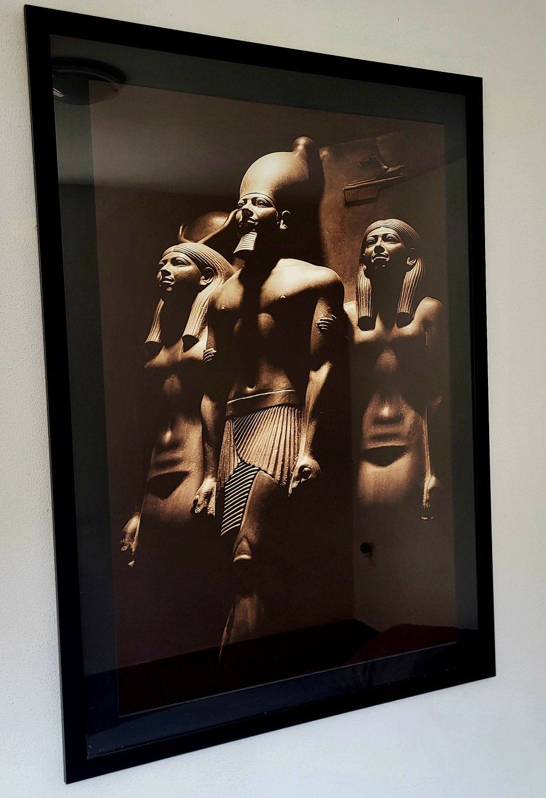 Schilderij met een zwarte lijst
Massief hout
Egyptische fara, Ophalen of Verzenden
