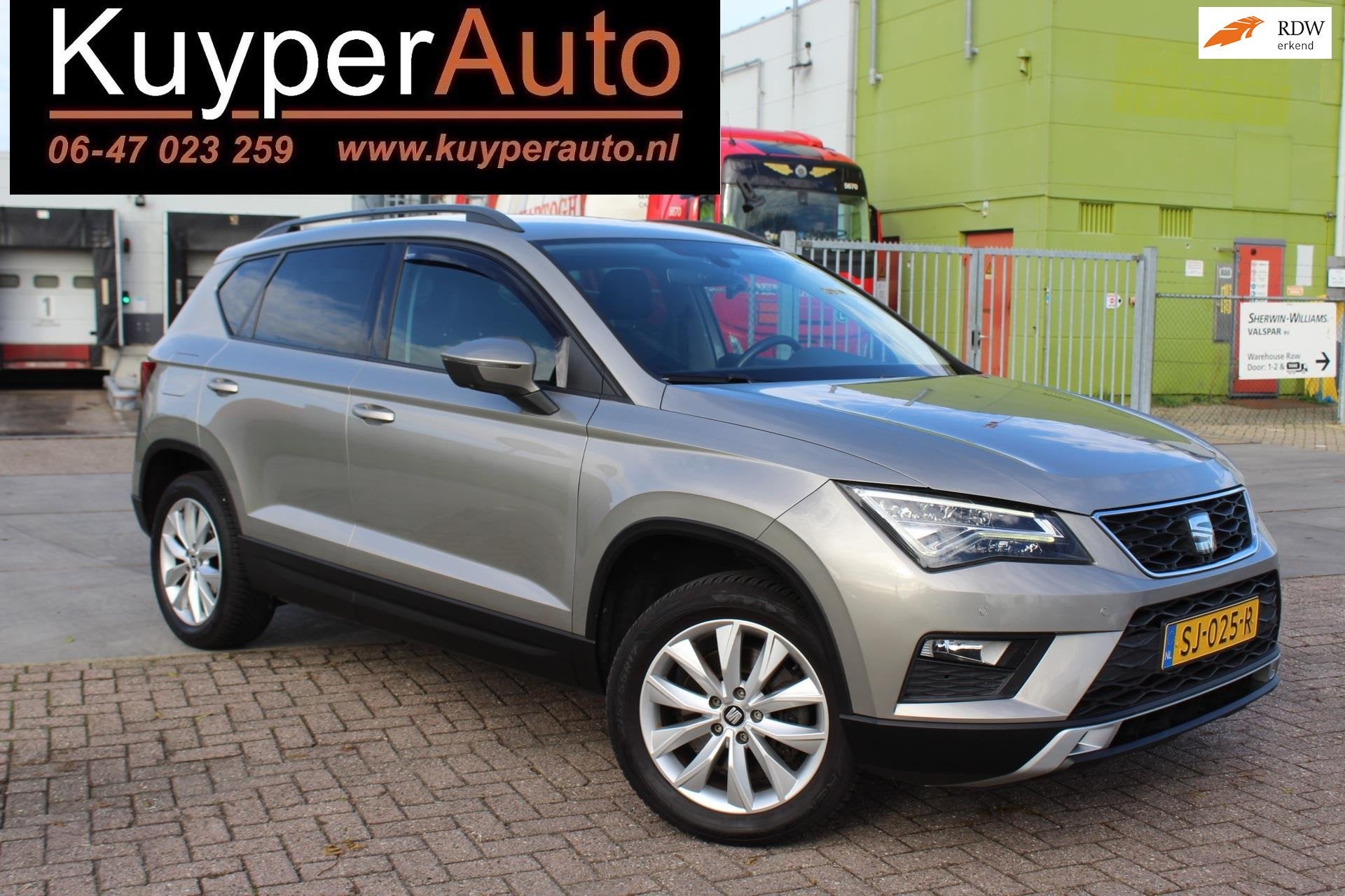 Seat Ateca 1.0 EcoTSI Limited Edition camera car play multim, Auto's, Seat, Voorwielaandrijving, Gebruikt, Euro 6, Bedrijf