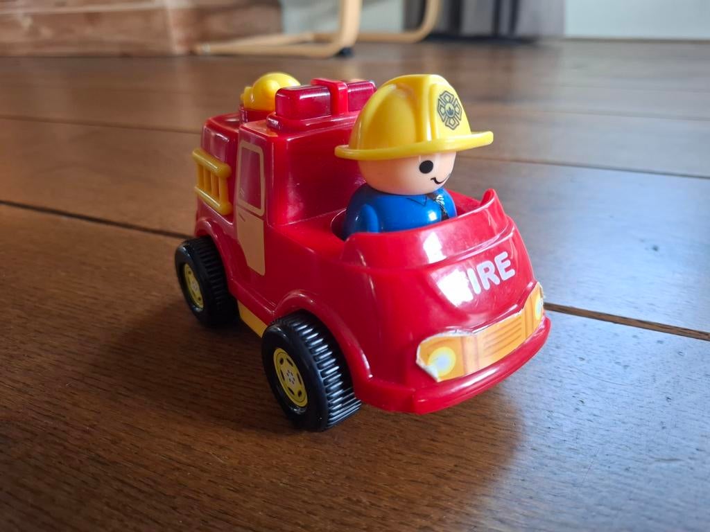 Brandweerauto met licht en geluid, Ophalen of Verzenden, Zo goed als nieuw