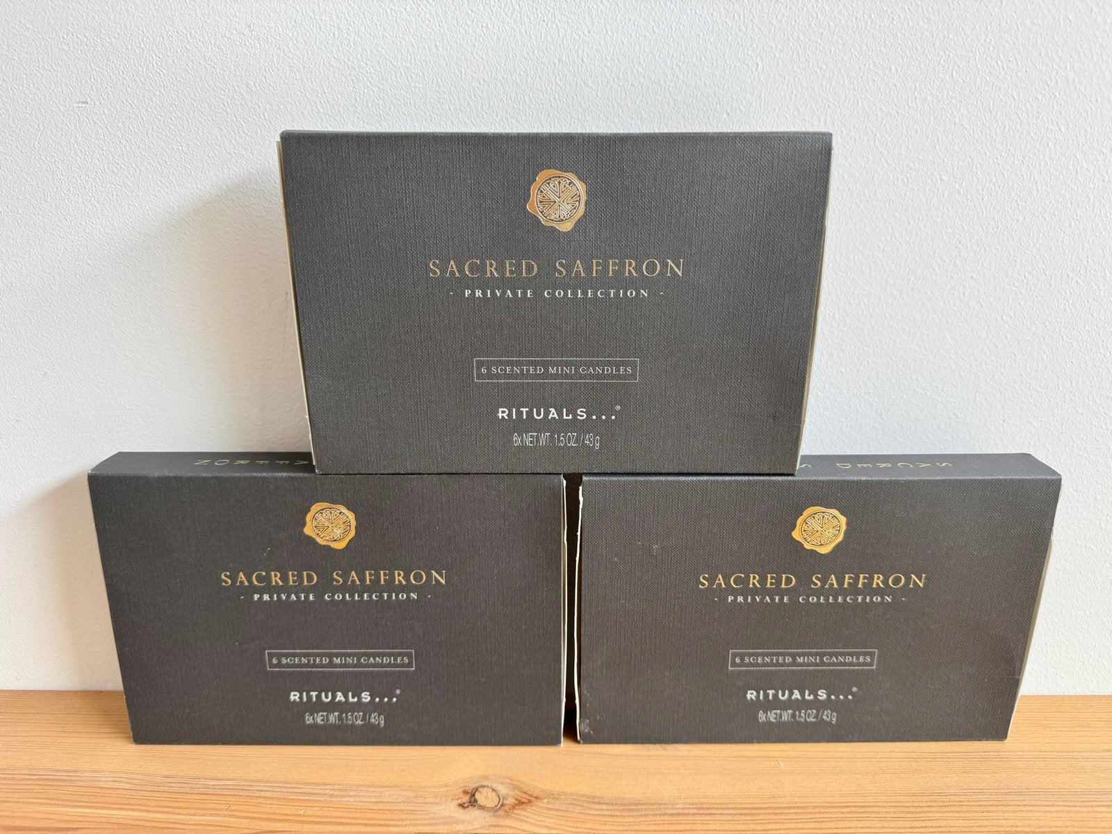 Nieuw Rituals Sacred Saffron waxinelichtjes, Verzenden, Nieuw, Kaars, Rituals