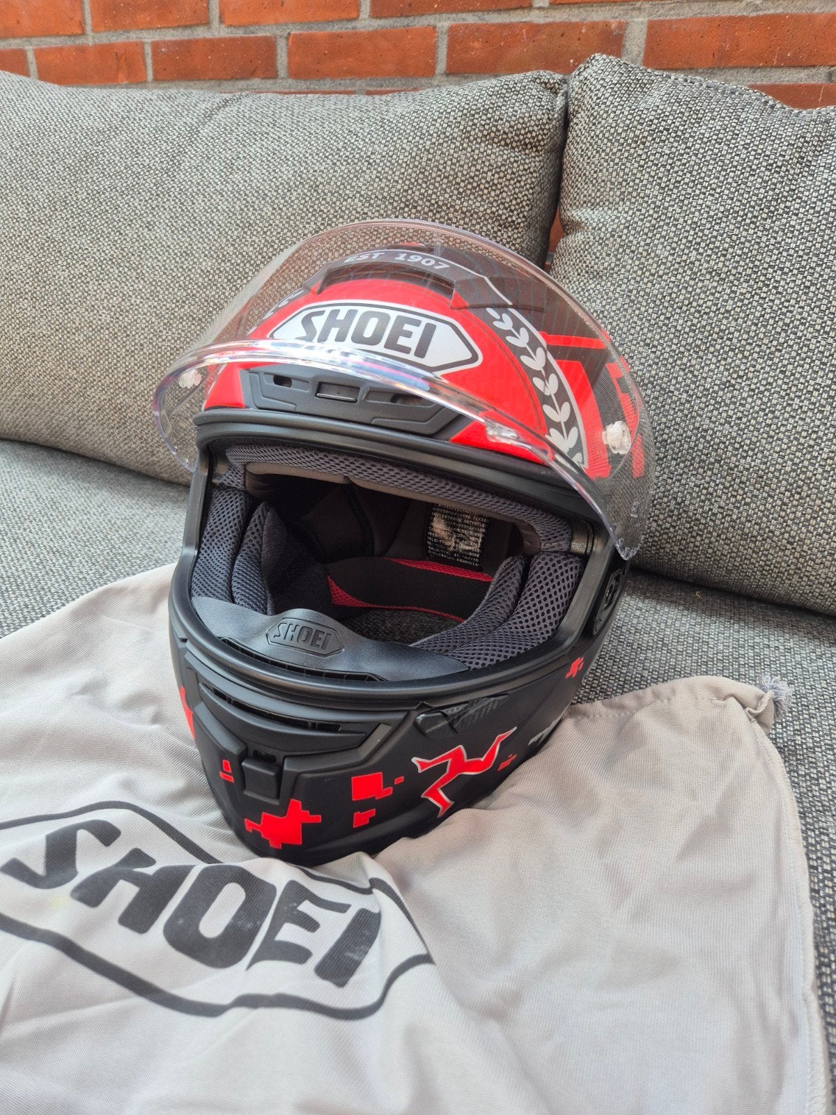 Shoei helm (Nieuw) maat L, Ophalen, Tweedehands, Integraalhelm, Shoei