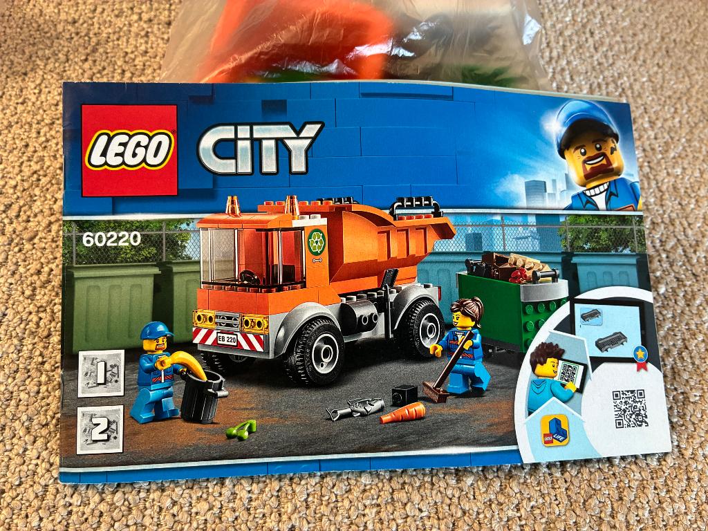 LEGO City 4+ Vuilniswagen - 60220 - complete set, City, Lego, Compleet, Ophalen of Verzenden