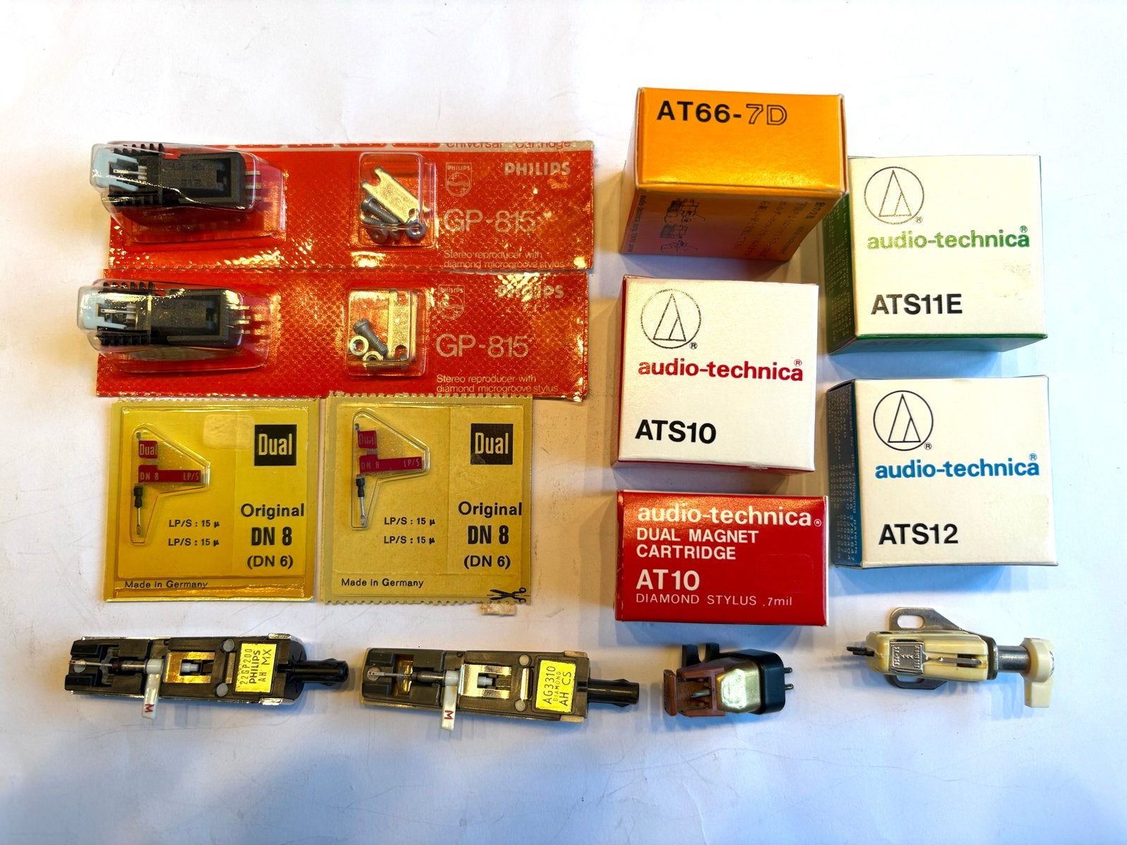 Diverse platenspeler elementen en naalden (Audio-Technica, P, Audio, Tv en Foto, Platenspelers, Ophalen of Verzenden, Zo goed als nieuw