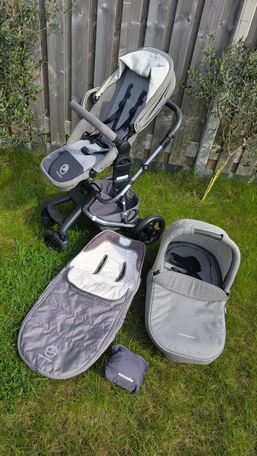 Easywalker harvey kinderwagen, Gebruikt, Verstelbare duwstang, Ophalen, Kinderwagen