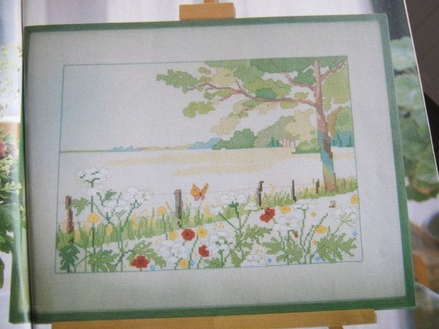 Borduurpatroon   Veldbloemen   nr 7974, Verzenden, Nieuw, Handborduren, Patroon