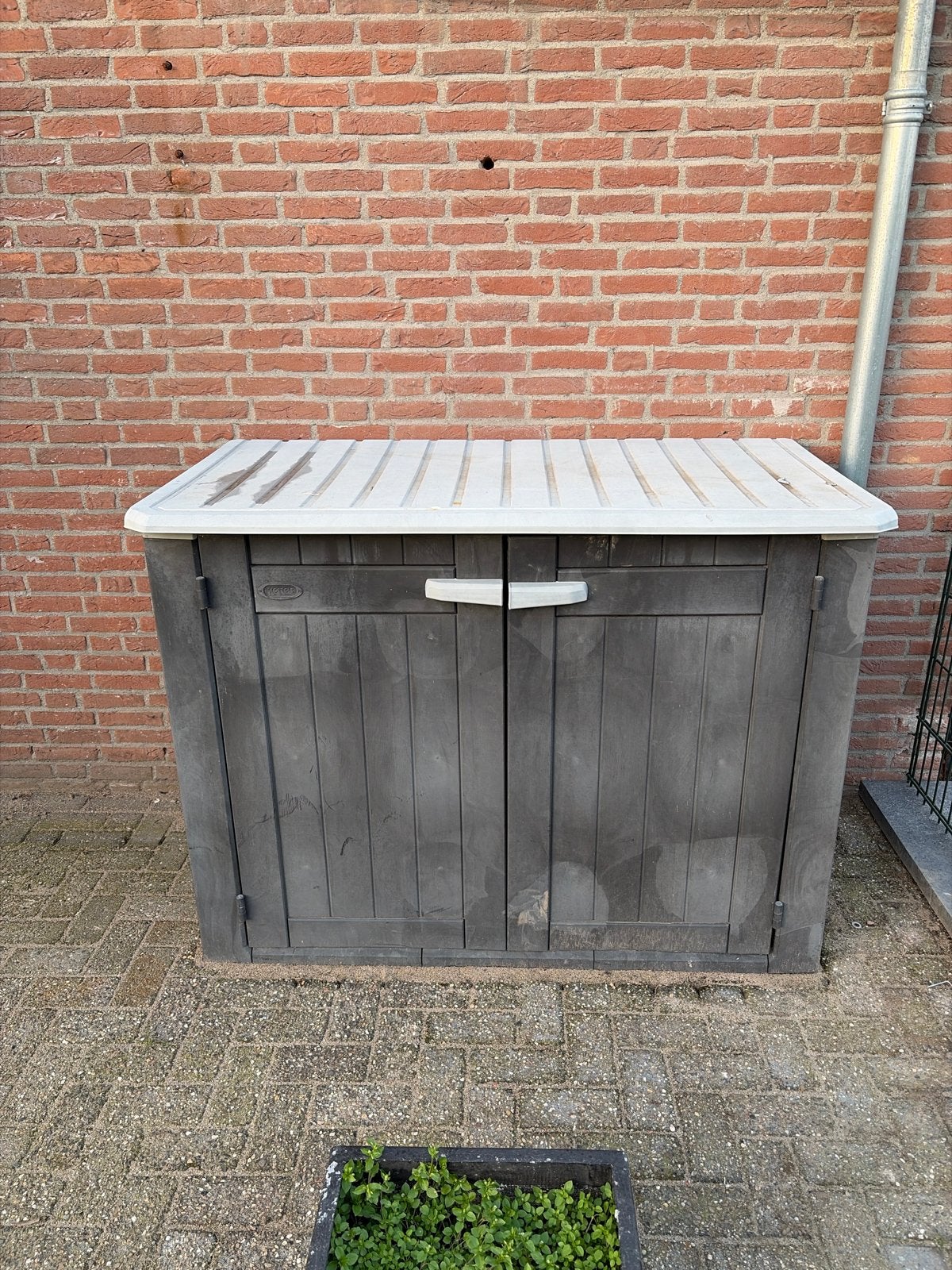 Kunststof opbergbox voor buiten  kussen kist  keter  schuur, Tuin en Terras, Ophalen, Zo goed als nieuw, Kunststof, Overige typen