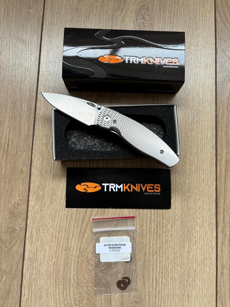 TRM Neutron 2 met 3D Lizard Titanium & MagnaCut lemmet, Ophalen of Verzenden, Zo goed als nieuw