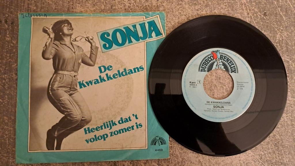 Sonja  - de kwakkeldans, Gebruikt, 7 inch, Single, Nederlandstalig
